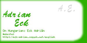 adrian eck business card